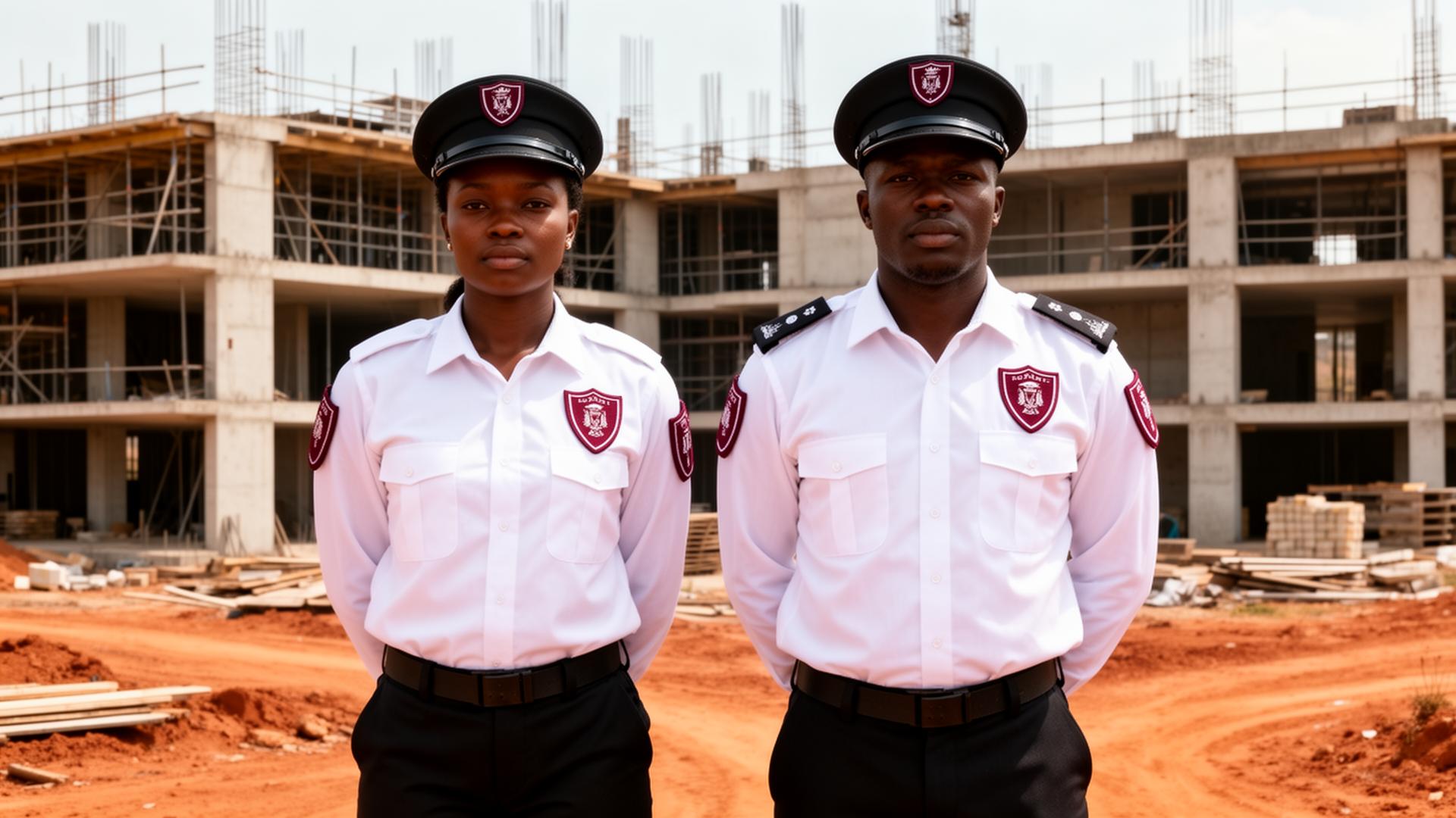 Mukundwa officers on construction site